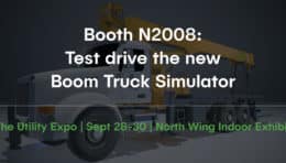 Boom Truck release at utility expo 2021