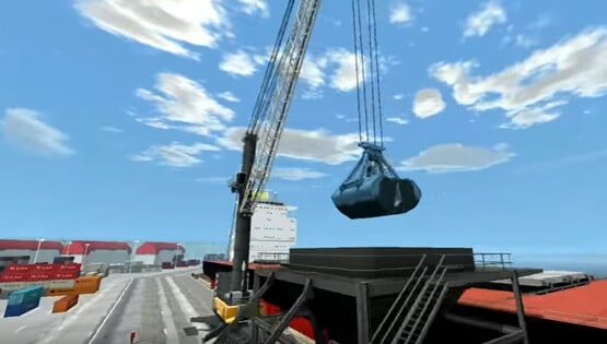 Harbour mobile crane simulator training pack