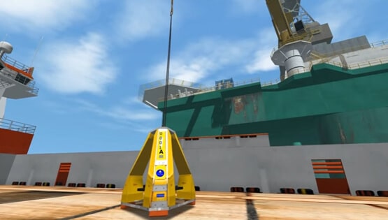 Offshore-knuckle-boom simulator