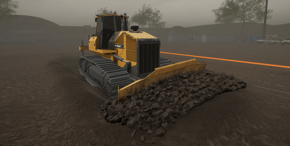 Simulatore per bulldozer