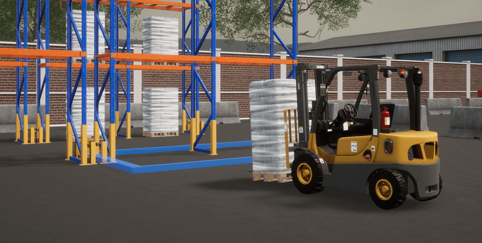 Forklift Simulator Training Pack - Yard Ramp Pallet