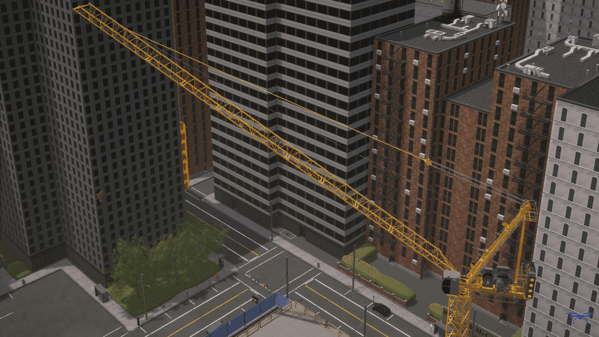 Luffing Tower Crane Simulator Training Pack Beauty Shot Overview