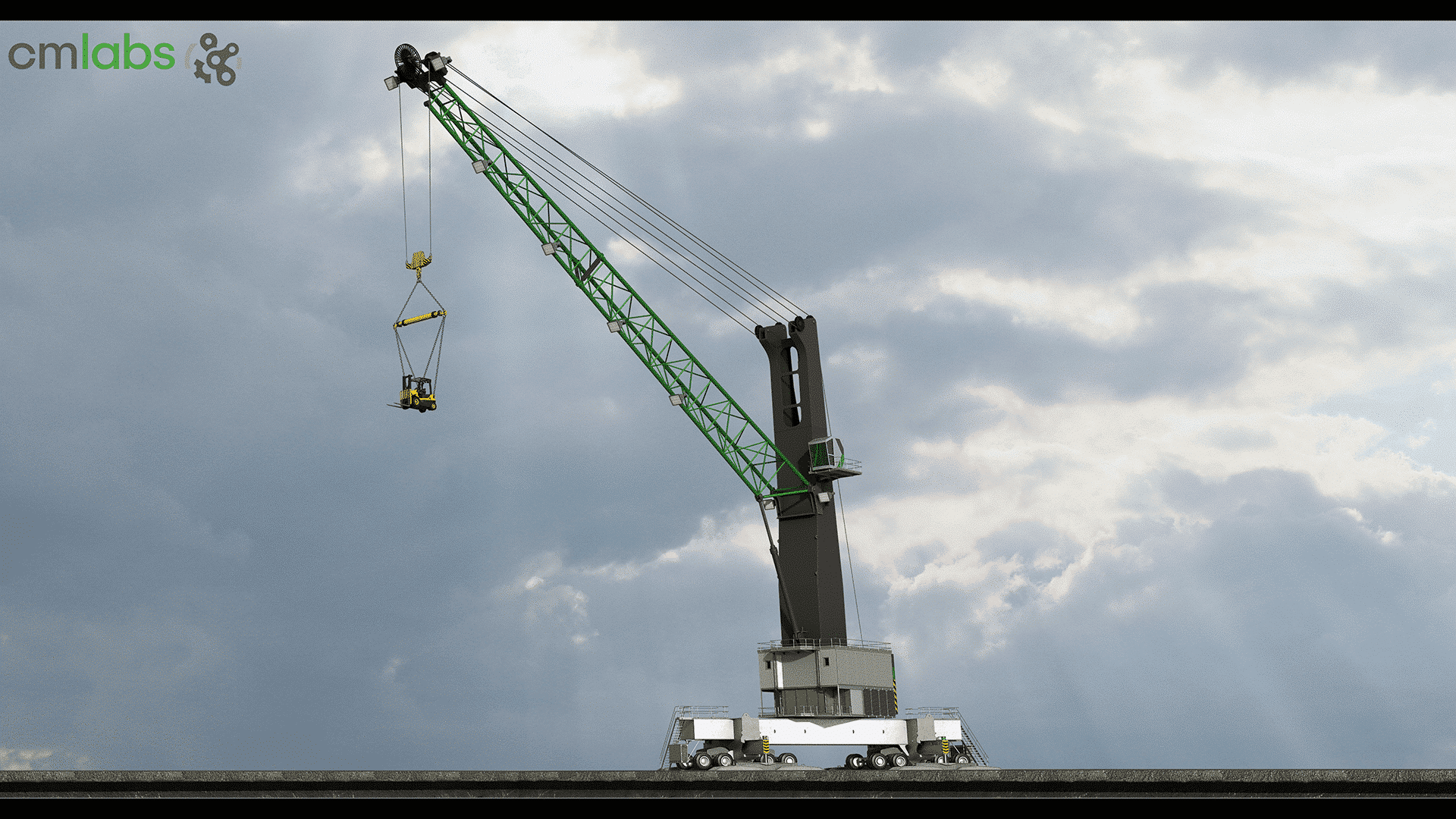 Mobile Harbour Crane Simulator Training Pack