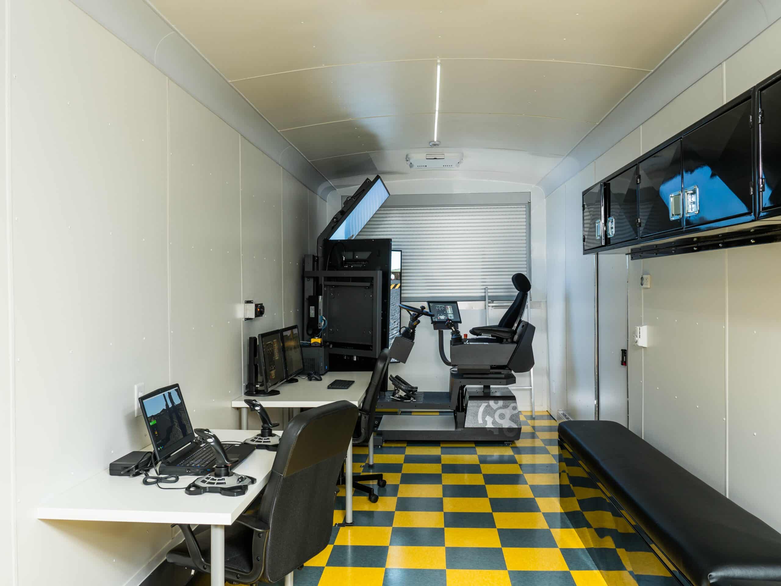 Mobile Training Center – Trailer Interior