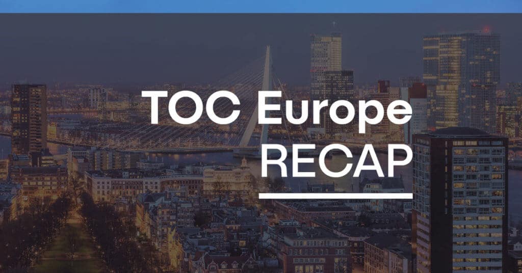 TOC Europe 2022 recap