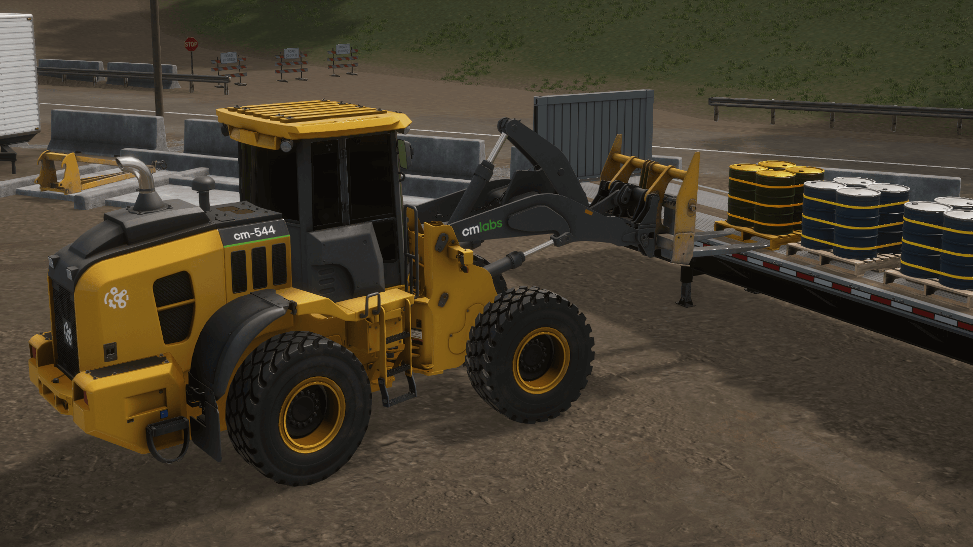 Wheel loader simulator training pack - Load Handling with fork attachment