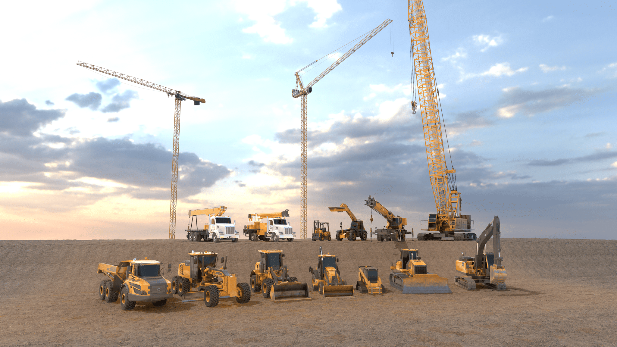 CM labs Simulations' Full Family of Construction Equipment