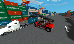 Reachstacker Simulator Training Pack - Picking up a container _2014-min