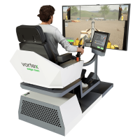 Vortex Edge Max Simulator with operator - Display