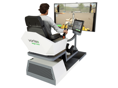 Vortex Edge Max Simulator with person - Display Format